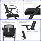 BROBRIYO, 4 Pack Stackable Conference Room Chairs - Image 7