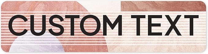 Custom Sign, Custom Street Sign, 11 Font Colors, 13 Font Styles, 4 Hole Options by MySignCenter