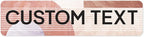 Custom Sign, Custom Street Sign, 11 Font Colors, 13 Font Styles, 4 Hole Options by MySignCenter