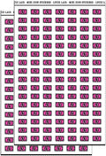 Dollar Bill Color Mini Planner Stickers (224 Stickers) (Pink Matte White)