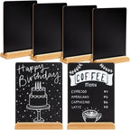 6 Pack Mini Chalkboard Signs by Juvale