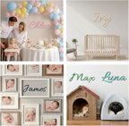 Personalized Wooden Name Sign for Nursery Wall Decor - Image 2