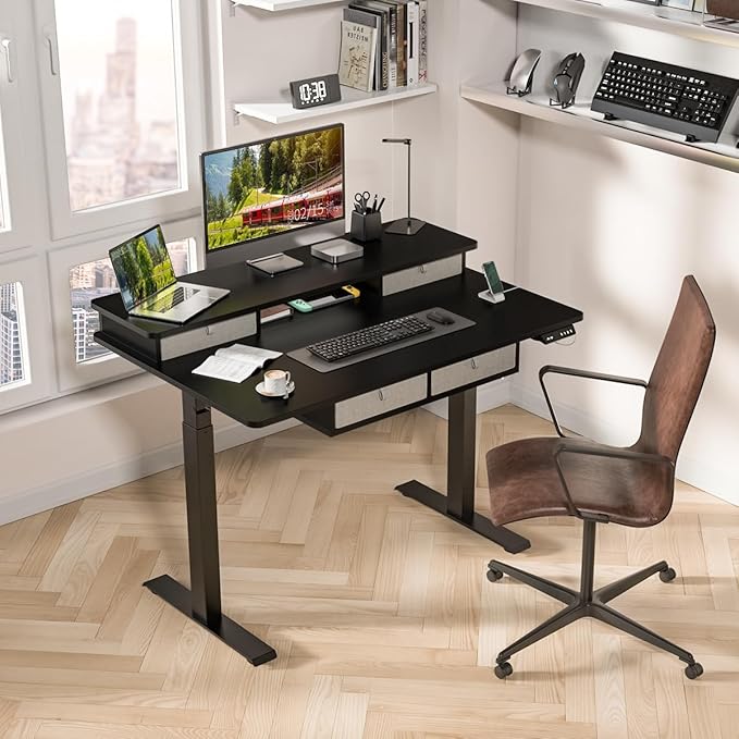 Kingant 48 x 30 Inch Electric Standing Desk - Image 2