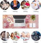 QIYI Large Mouse Pad, Cute Pink Desk Mat - Image 7