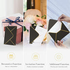 Black 5x7 Envelopes 50 Pcs, Goefun A7 Envelopes - Image 4