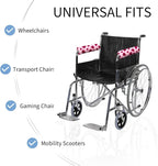 SPRING SEAON Wheelchair Armrest Covers 2 Pack Soft Memory Foam Wheelchair - Image 3