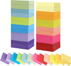 Agoer 2400 pcs Small Sticky Notes, 2 x 1.5 Colored Notes Pads, 24 Pack Bright by Agoer