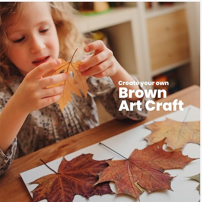BearBoss Brown Cardstock Paper 8.5x11 50 Sheets, Heavyweight 92lb Cover - Image 4