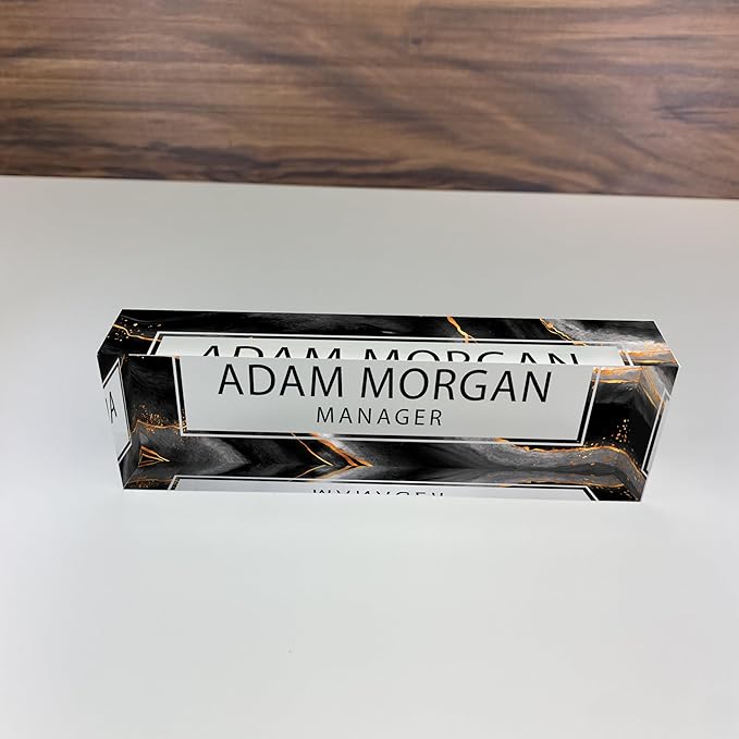 ARTBLOX | Custom Name Plates for Desk, Ideal Office Decoration for Men and Women - Image 3