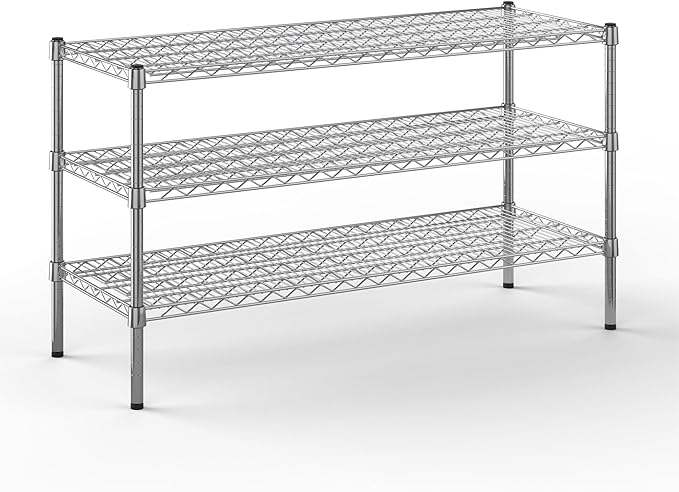Regal Altair 18" Deep x 48" Wide x 27" Height Wire Shelving Kit | 3-Tier | NSF by Regal+Altair