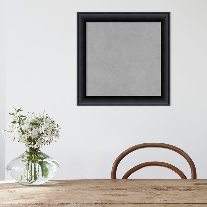 Amanti Art Black Framed Magnetic Board 19x19 Small Vision Board - Image 5