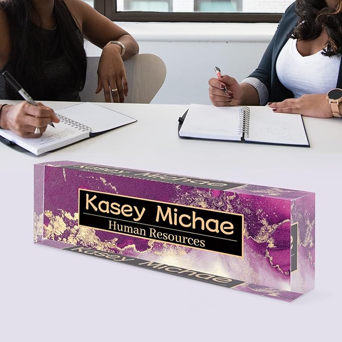SalaGraphics Desk Name Plate Personalized, Custom - Image 7