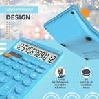 CATIGA 12 Digit Desktop Calculator Basic Desk Calculator - Image 6