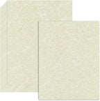 120 Sheets Parchment Paper for Certificates, 8.5" x 11", 100 GSM Double-Sided by TEETOOKEA