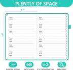 Comkiso Address Book with Individual Alphabetical Tabs Laminated, Large Print - Image 3