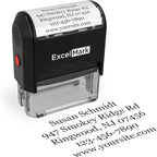 ExcelMark Custom Stamp – Clear & Crisp Impressions – Personalized Self-Inking by ExcelMark