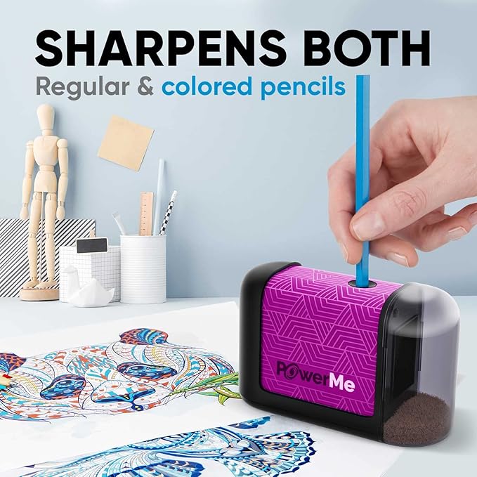 Battery-Operated Electric Pencil Sharpener - Image 2