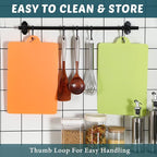 20 Pcs Flexible Cutting Board Mats Plastic Cutting Mats Non Slip Chopping Board - Image 5