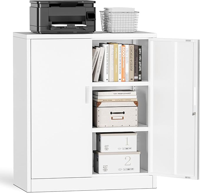 TaskStorz Metal Garage Storage Cabinets，36" Steel File Cabinet by TaskStorz