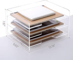SANRUI Acrylic Paper Organizer Letter Tray - Image 2