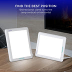 verilux happylight lucent light therapy lamp, 10,000 lux, package contents