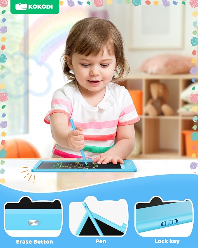 KOKODI LCD Writing Tablet 8.5-Inch Colorful Doodle Board, Electronic Drawing - Image 5