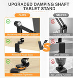 Houele Tablet Stand Holder, Adjustable Foldable Tablet Arm iPad Desk Mount - Image 4