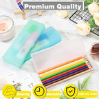 Fainne 24 Pcs Plastic Pencil Case Bulk Pencil Boxes Plastic Stationery Case - Image 3