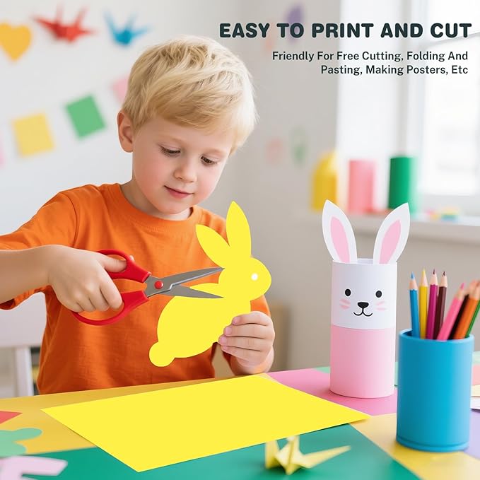 Cardstock 8.5 X 11, 40 Sheets Lemon Yellow Card Stock, 75lb/ 200gsm Vibrant - Image 5