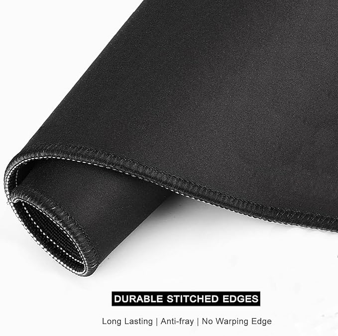 Auhoahsil Red Mouse Pad, 12 x 10 Inch Square Mousepad, 3mm Thick Rubber Mouse - Image 6