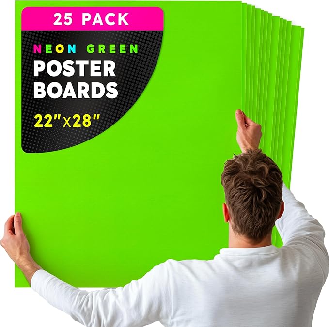 Hygloss Large Poster Board 22x28 by HyglossProductsInc