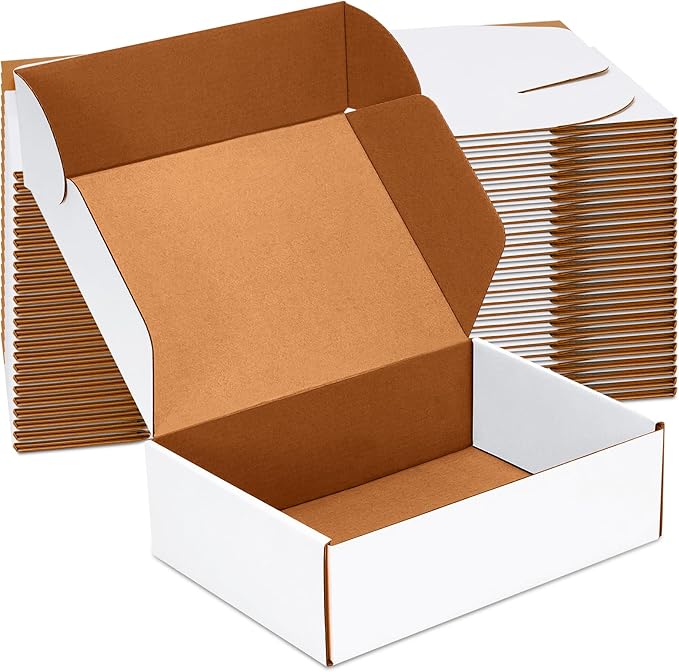JOWLOT 10x7x3 inch Shipping Boxes Set of 25 by JOWLOT