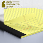 6 Pack Legal Pads 8.5" x 11" College Ruled Yellow Note Pads 8.5 x 11 Inch - Image 3