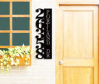Custom Metal House Number Sign, Personalized House Number Sign, Vertical - Image 6