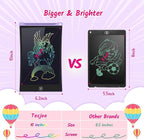 TECJOE 2 Pack 10 Inch LCD Writing Tablet, Colorful Doodle Board Electronic - Image 3