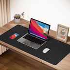 ‎Boutilon Leather Desk Pad Protector, Non-Slip Mouse Pad, Laptop Desk Pad - Image 2