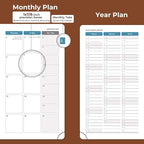 IN-LUXPRO Planner 2026 Daily Weekly and Monthly, 6.5"x3.75", 12 Months Spiral - Image 4