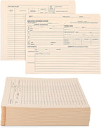 Glenmal 100 Pack Personnel Record Jacket Flat Expansion Employee Record File by Glenmal