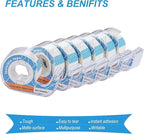 WOSWEL Tape Refills with Dispenser, 24 Roll Invisible Tapes, 3/4 Inch X 600 in - Image 3
