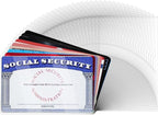 40 Pack Social Security Card Protector Sleeves Medicare Credit Card Holder by Unknown