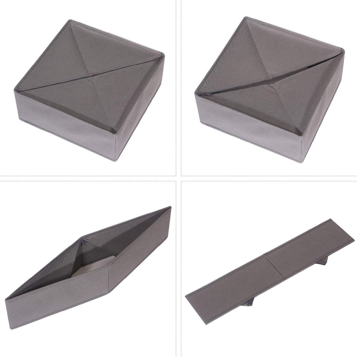 DIOMMELL 9 Pack Foldable Cloth Storage Box Closet Dresser Drawer Organizer Fa...