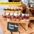 PigPotParty 18 Pcs Food Labels for Party Buffet w/Cleaning Spray - Image 6