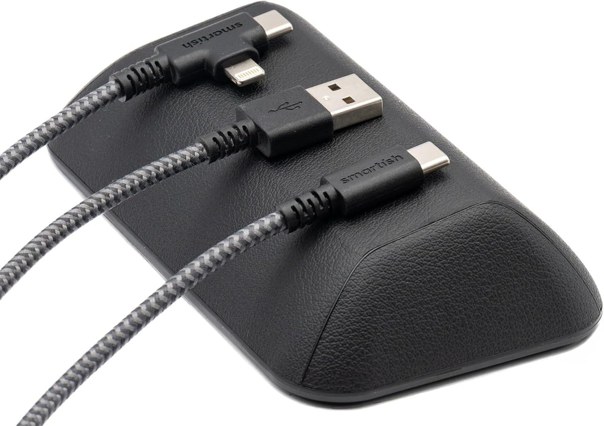Smartish Magnetic Cord Holder, Bigger Cable Wrangler, Office Desk Organizer
