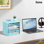 SHARKWOODS 5-Tier Wood Desk Organizer, Paper Tray Organizer - Image 7