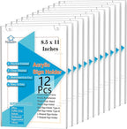 PecMuikee Acrylic Sign Holder 8.5x11, Wall Mount Acrylic Sign Holder and by PecMuikee
