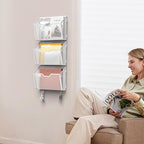 YINGHUA 6 Pack Mesh File Holders Wall Mounted - Image 6