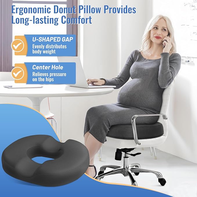 CloudBliss Donut Pillow Seat Cushion - Image 3