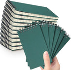 Tenceur 18 Pcs Pocket Notebook Bulk Small 3x5 Inch Spiral Notepads Mini Top by Tenceur