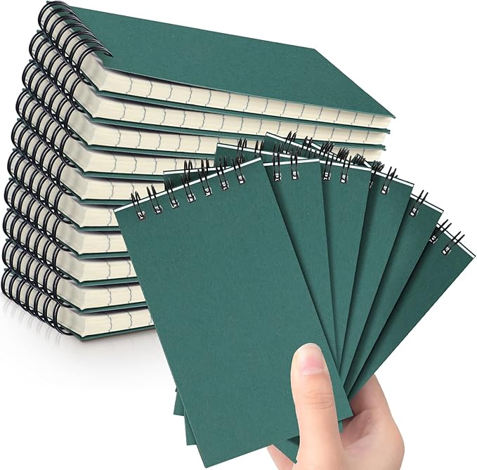 Tenceur 18 Pcs Pocket Notebook Bulk Small 3x5 Inch Spiral Notepads Mini Top by Tenceur