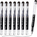 EYEYE Disposable Fountain Pens Fine Point, 8 Pack Black Pens by eyeye